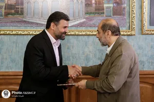 مراسم تکریم و معارفه رئیس مرکز خادمیاری و کانون&zwnj;های خدمت رضوی