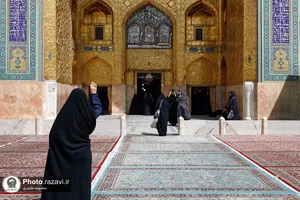 حال و هوای حرم مطهر رضوی در دهه اول محرم