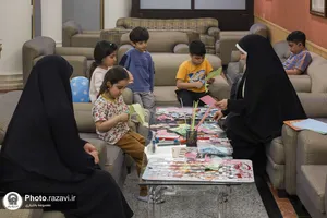 ایستگاه بازی کودکان با حضور مربیان مهدالرضا