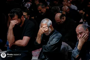عزاداری روز اربعین حسینی در حرم مطهر رضوی