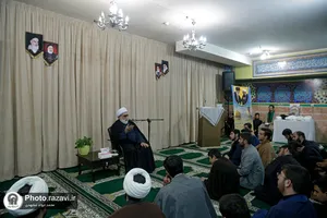حضور تولیت آستان قدس رضوی در مدرسه علمیه امام خمینی (ره) مشهد