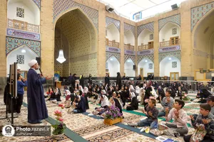 نشست قرآنی ویژه کودکان ناشنوا در حرم مطهر رضوی