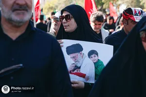 تشییع پیکر رهبر شهید انقلاب در مشهد مقدس-2