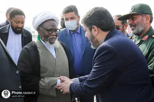ورود شیخ ابراهیم زکزاکی به مشهد