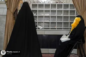 عزاداری سنتی بانوان عرب زبان در حرم مطهر رضوی