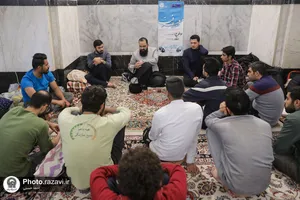 اعتکاف دانشجویی در حرم مطهر رضوی