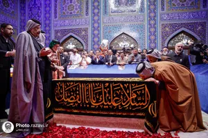 تشرف شیوخ عشایر عراق به حرم مطهر-۳
