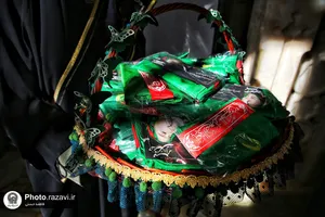 مراسم شیرخوارگان حسینی در حرم مطهر رضوی