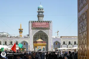 عزاداری تاسوعای حسینی در حرم مطهر رضوی