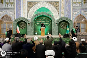 مراسم گرامیداشت حماسه ٩ دی در حرم مطهر رضوی