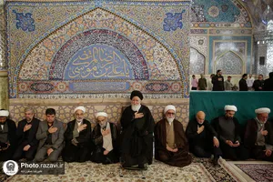 مراسم سالگرد ارتحال امام خمینی (ره) در حرم مطهر رضوی
