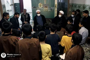 حضور تولیت آستان قدس در مرکز کودکان بهزیستی کرمان