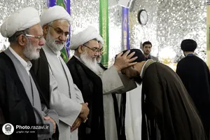 مراسم عمامه&zwnj;گذاری طلاب حوزه علمیه خراسان