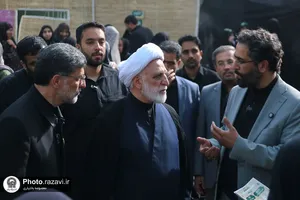 بازدید رئیس قوه قضائیه از موکب دخترانه حضرت نجمه