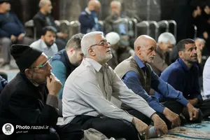 مراسم بزرگداشت شهید الداغی در حرم مطهر رضوی