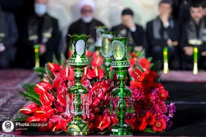 آیین خطبه خوانی شب شهادت امام رضا علیه السلام در حرم مطهر رضوی - 2