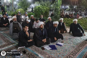 عزاداری شب شهادت امام سجاد علیه&zwnj;السلام در مدرسه دارالعلم