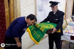 حضور جمعی از خدام حرم در مرکز نابینایان امام رضا علیه السلام