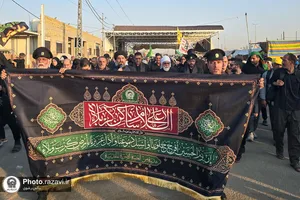 حضور تولیت آستان قدس رضوی در مسیر پیاده&zwnj;روی اربعین حسینی
