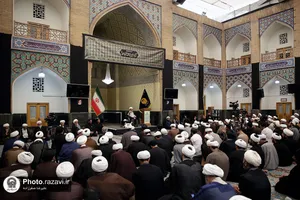 آئین اختتامیه دوره تابستانه طلاب در حرم مطهر رضوی