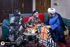 دیدار خادمان بسیجی آستان قدس رضوی با خانواده شهیدان رمارم