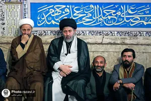 عزاداری هیئت مکتب العباس در رواق امام خمینی(ره)
