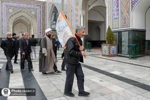 تشرف کاروان 4500 نفره آذربایجان شرقی به حرم مطهر رضوی