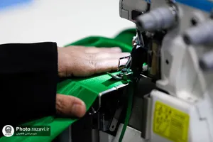 کارگاه دوخت لباس مراسم شیرخوارگان حسینی