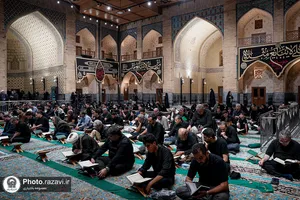 محفل تلاوت قرآن در &laquo;حسینیه ایران&raquo;