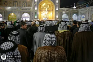 تشرف شیوخ عشایر عراق به حرم مطهر رضوی
