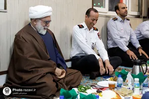 بازدید تولیت آستان قدس رضوی از  پایگاه آتش&zwnj;نشانی شماره ٢ مشهد