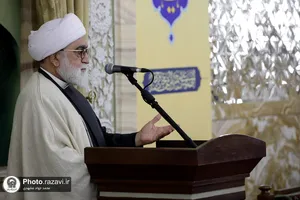 مراسم عمامه گذاری طلاب حوزه علمیه خراسان