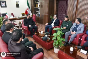 سفر معاون املاک و اراضی آستان قدس رضوی به شهرستان سرخس