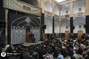 عزاداری نوجوانان در هفتمین روز شهادت امام حسین علیه السلام
