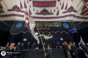 خدمت&zwnj;رسانی مواکب اطراف حرم مطهر رضوی در دهه آخر صفر -1