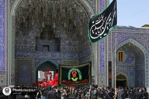عزاداری عاشورای حسینی در حرم مطهر رضوی