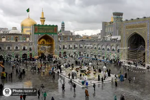 حال و هوای حرم مطهر رضوی در ایام میلاد حضرت معصومه سلام الله علیها