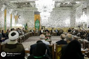 دیدار شرکت کنندگان کنگره جهانی حضرت رضا علیه&zwnj;السلام با تولیت آستان قدس رضوی
