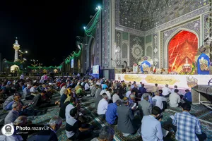 مراسم جشن میلاد امام رضا علیه&zwnj;السلام در حرم مطهر رضوی