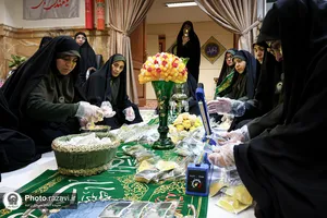 &laquo;سفره برکت و کرامت&raquo; در حرم مطهر رضوی