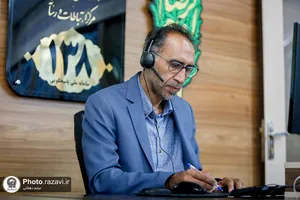 پاسخگویی تلفنی مدیر خدمات فنی و تزئینات محیطی حرم مطهر رضوی به مخاطبان سامانه ۱۳۸