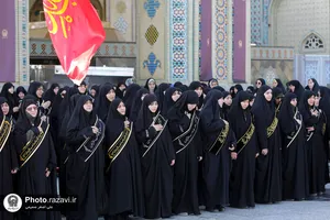 عزاداری روز شهادت امام سجاد در حرم مطهر رضوی