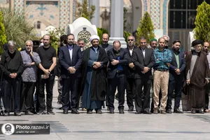 تشییع پیکر مادر شهیدان خوراکیان