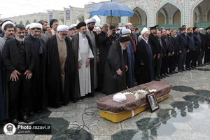 تشییع پیکر آیت الله شیخ حبیب الله احمدی