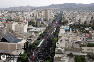 تشییع رئیس&zwnj;جمهور شهید و همراهان در مشهدالرضا&zwnj;&zwnj;علیه السلام -1