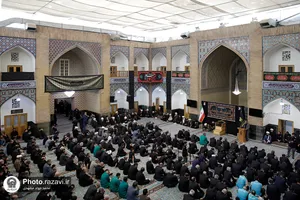عزاداری حضرت اباعبدالله الحسین(ع) با حضور تولیت آستان قدس رضوی-2
