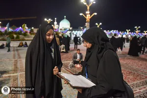 خدمت افکار سنجی در حرم مطهر رضوی