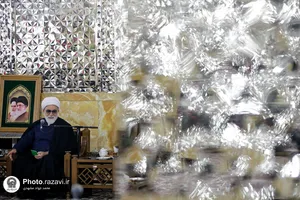 دیدار اعضای هیئت امنای هیأت و تشکل&zwnj;های دینی با تولیت آستان قدس رضوی