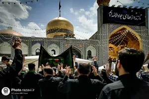 عزاداری روز شهادت جوادالائمه علیه&zwnj;السلام در حرم مطهر رضوی