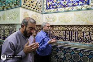 تشرف وزیر کار لبنان به حرم مطهر رضوی